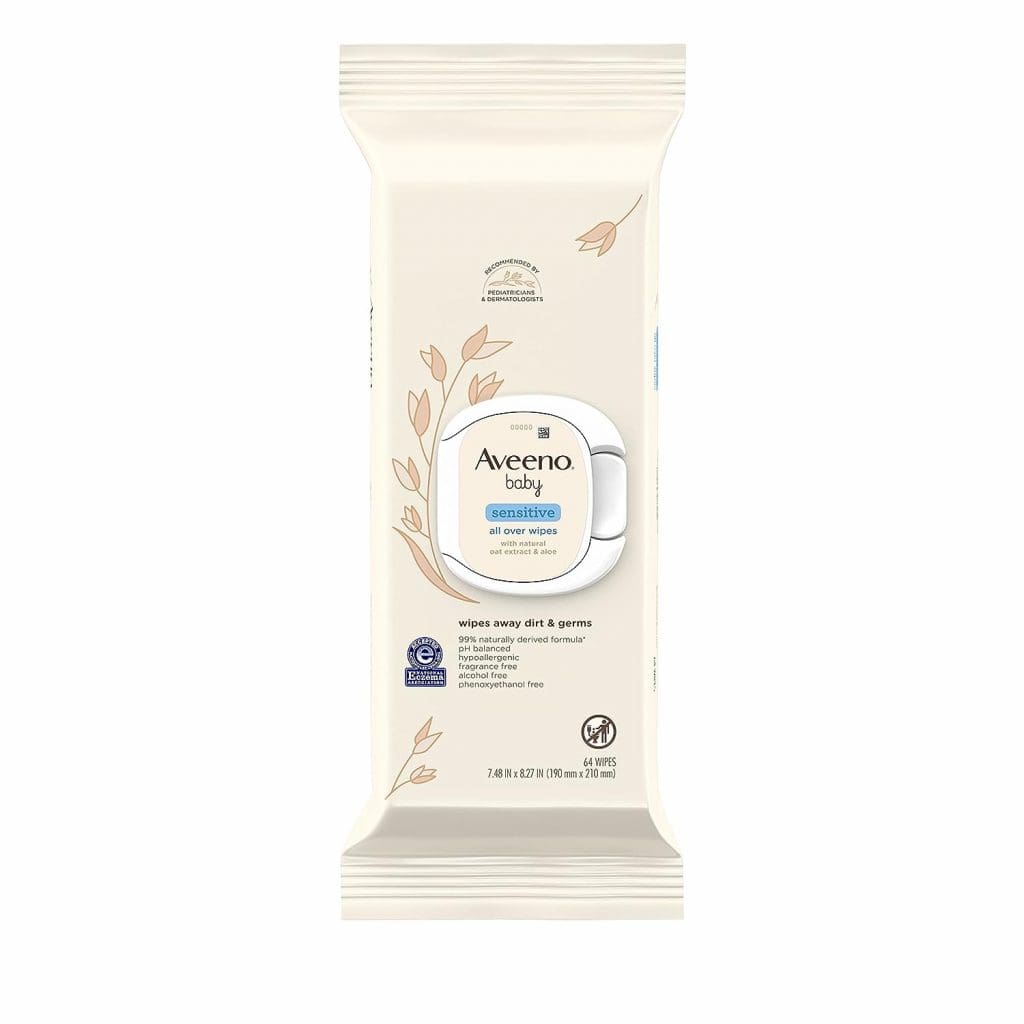 Aveeno aloe infused wipes