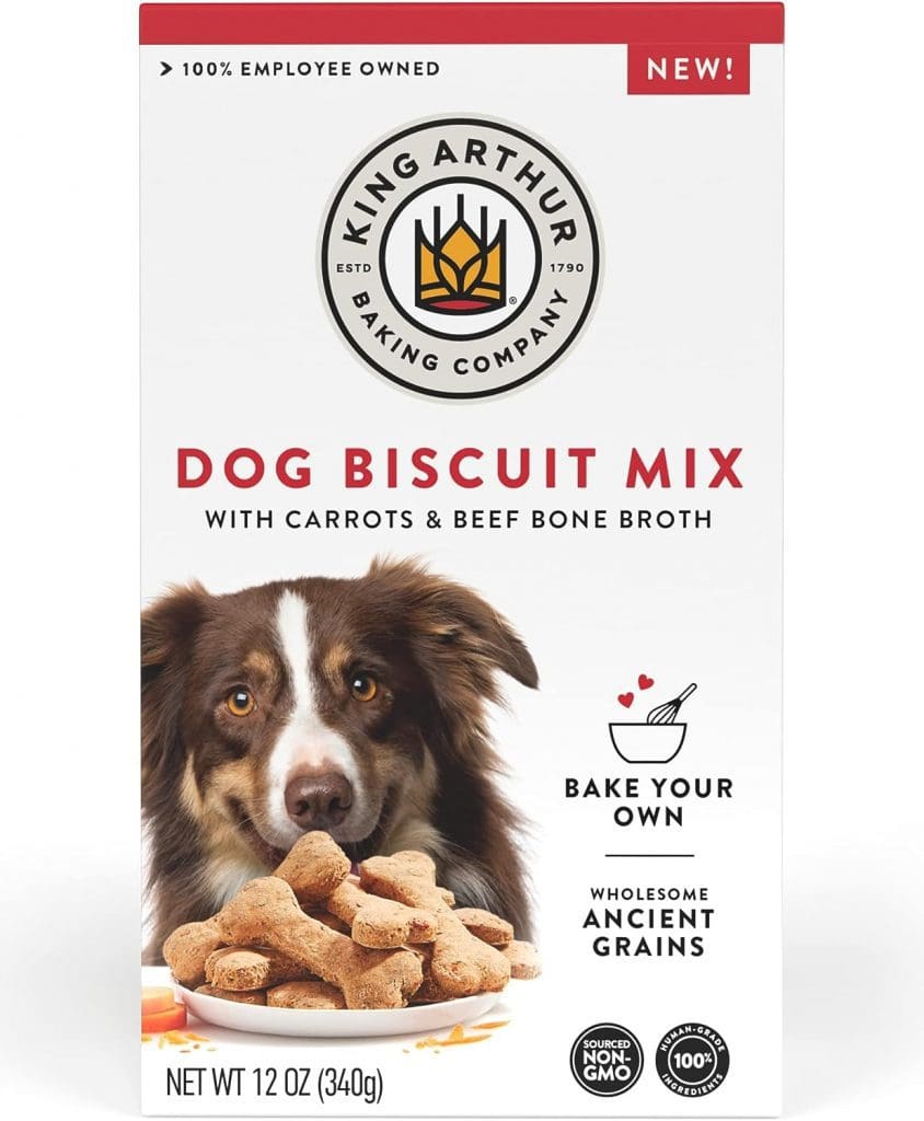 King Arthur Beef Broth and Carrot Dog Biscuit Mix