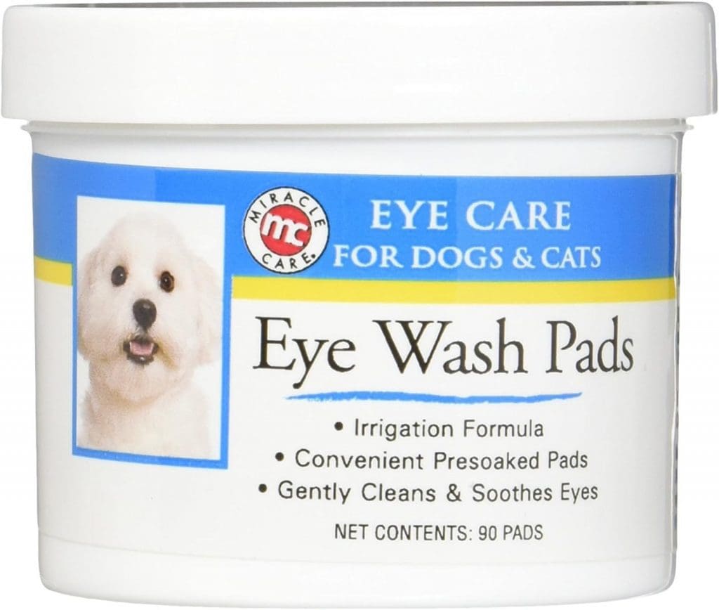 Eye wash pads